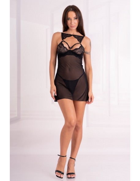 Krolina Black/Czarna seksowna t-shirt night...