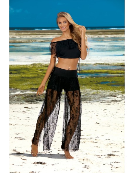 Spodnie plażowe czarne Hamana Florida 