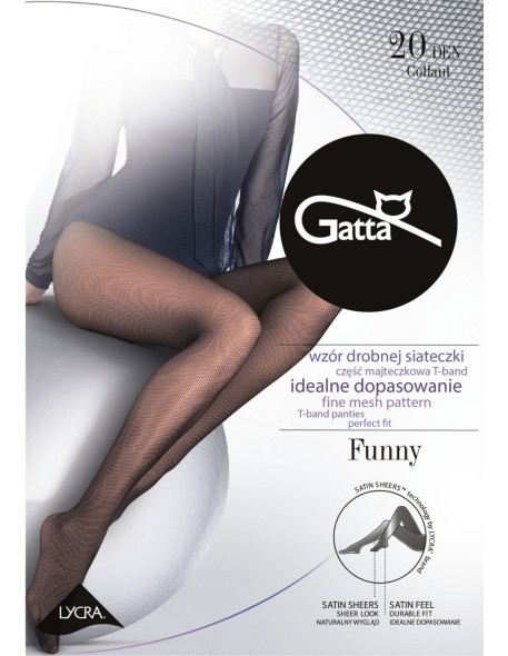 Rajstopy damskie lycra mat Gatta Funny 20 den 