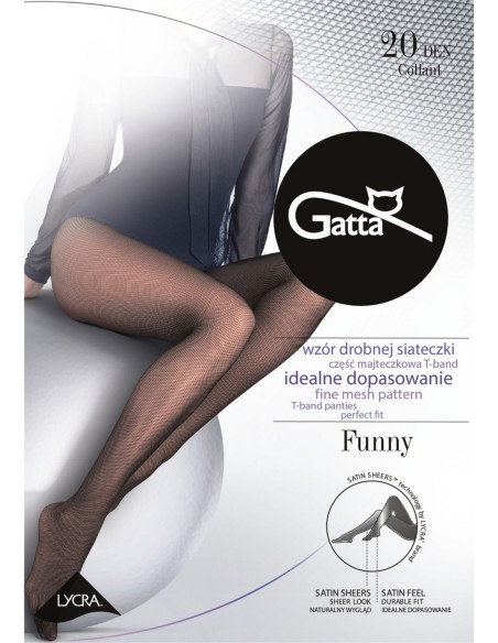 Tights women's lycra mat Gatta Funny 20 den