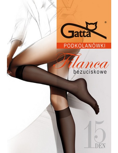 Knee pressure-free elastil wielopak Gatta Filanca 15 den 2 pary