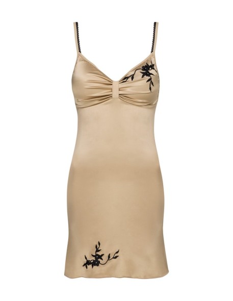 Arachne koszulka nocna ze stringami złota,...