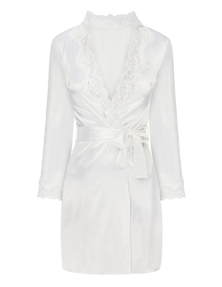 Jacqueline komplet koszulka + szlafrok + figi...