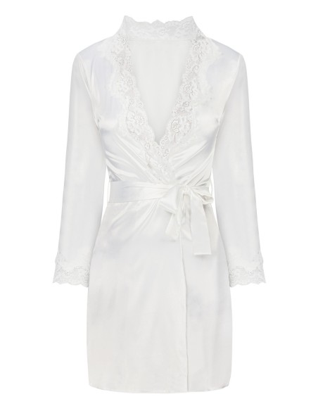 Jacqueline set t-shirt + bathrobe + briefs ecru, Livia Corsetti lc 90249