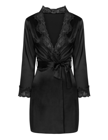 Jacqueline komplet koszulka + szlafrok + figi...