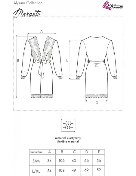 Szlafrok Maranto LC 90596 Alysum Collection, Livia Corsetti