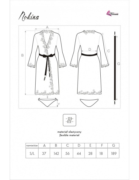 Bathrobe Nokina LC XG055, Livia Corsetti