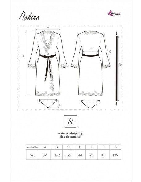 Szlafrok Nokina LC XG055, Livia Corsetti