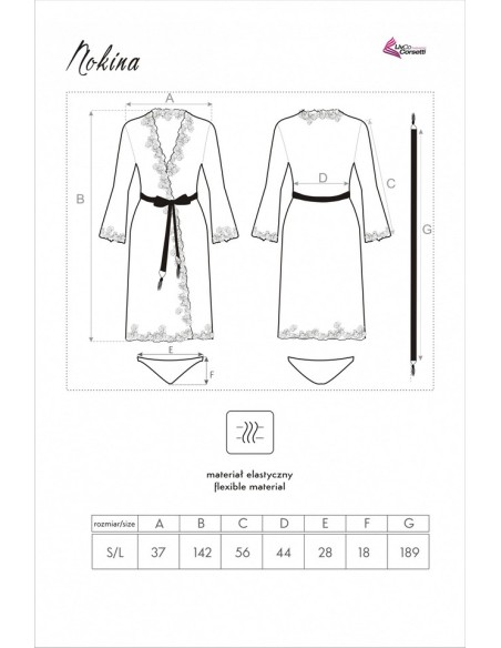 Bathrobe Nokina LC XG055, Livia Corsetti