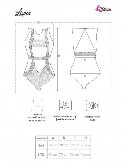 Body Lixpen LC 90612, Livia Corsetti