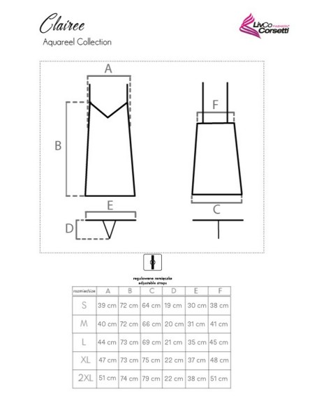 T-shirt Clairee Aquareel Collection, Livia...