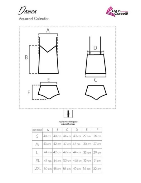 Koszulka Damen Aquareel Collection, Livia Corsetti