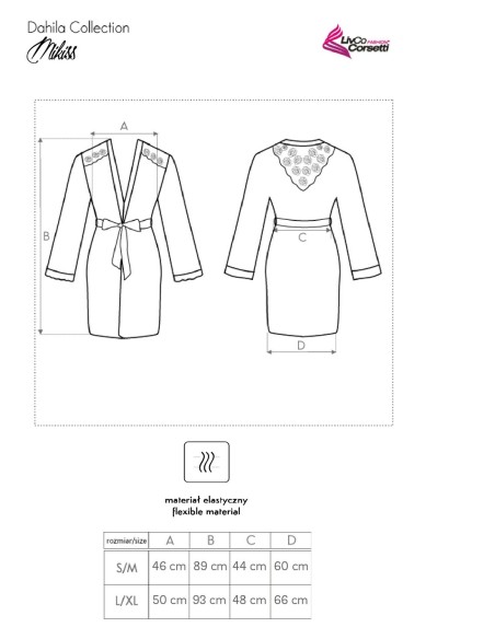 Bathrobe Mikiss Dahila Collection, Livia Corsetti
