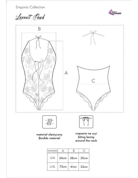 Body Lannuit Peach Emporio Collection, Livia...