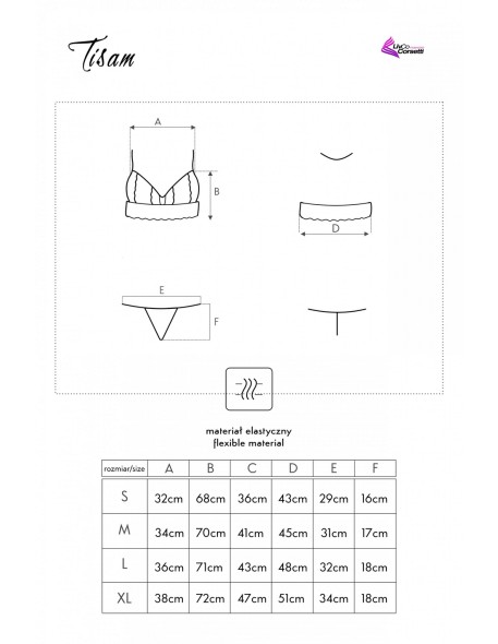 Zmysłowy komplet Tisam, Livia Corsetti