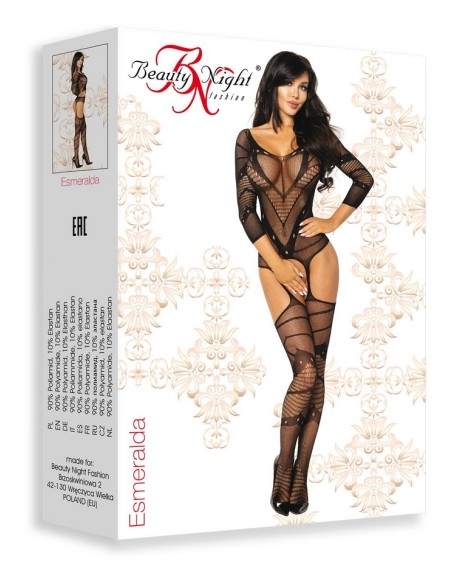 Bodystocking black Esmeralda Beauty Night Fashion