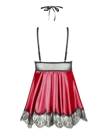 Seksowna t-shirt with maską purple Eve Beauty Night Fashion