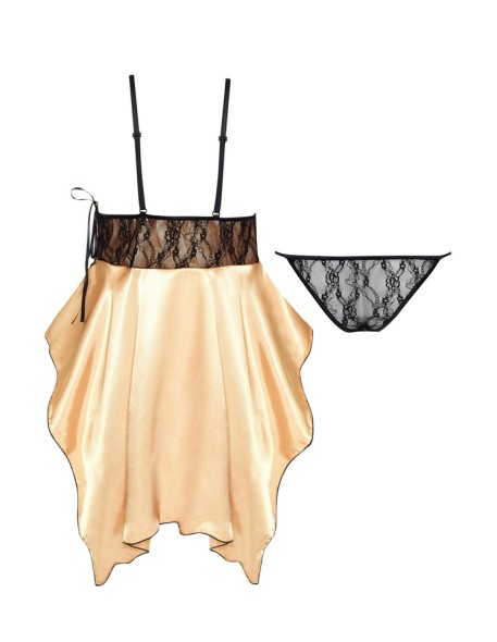 Satin t-shirt night gold Julieta Beauty Night...