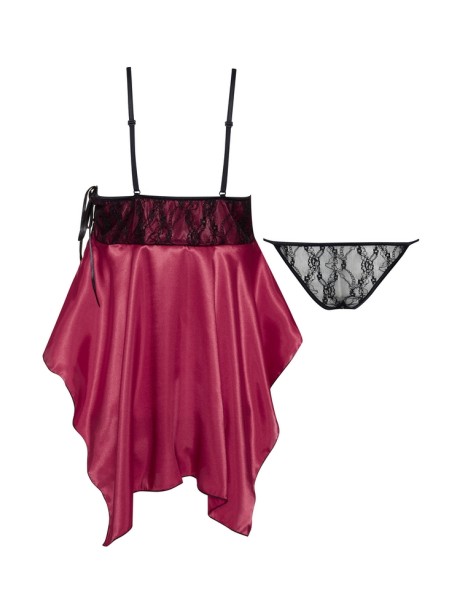 T-shirt night women's satin purple Julieta...