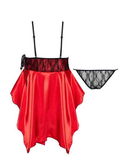 Satin t-shirt camisole red Julieta Beauty Night Fashion