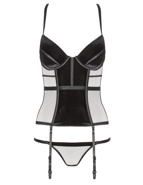 Black corset ladies' Monica Beauty Night Fashion