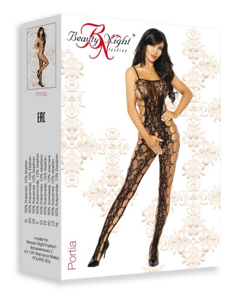 Siateczkowe bodystocking Portia Beauty Night...