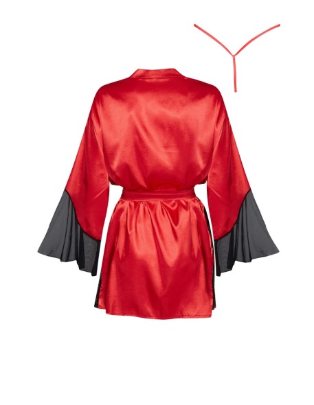 Peniuar ladies' red Sara Beauty Night Fashion