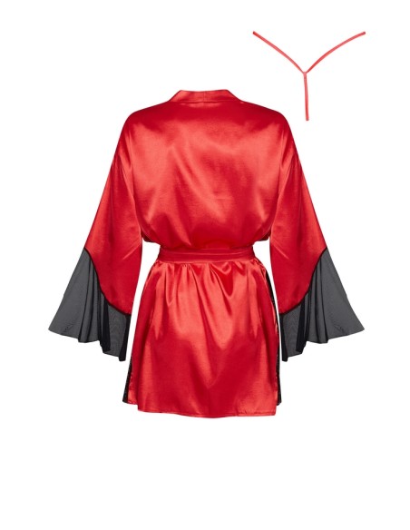 Peniuar ladies' red Sara Beauty Night Fashion