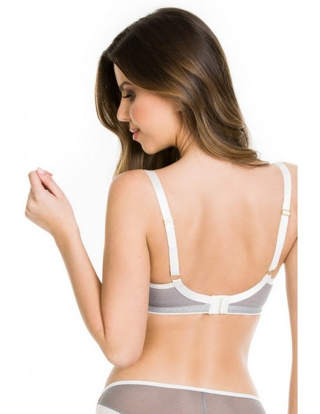 Biustonosz Mediolano Ida 19159, miękki z koronki