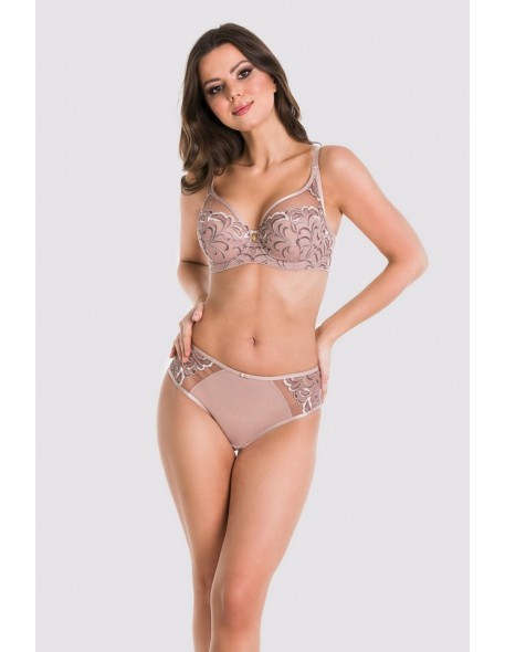 Bra Roma plunge 19178 beige, Mediolano