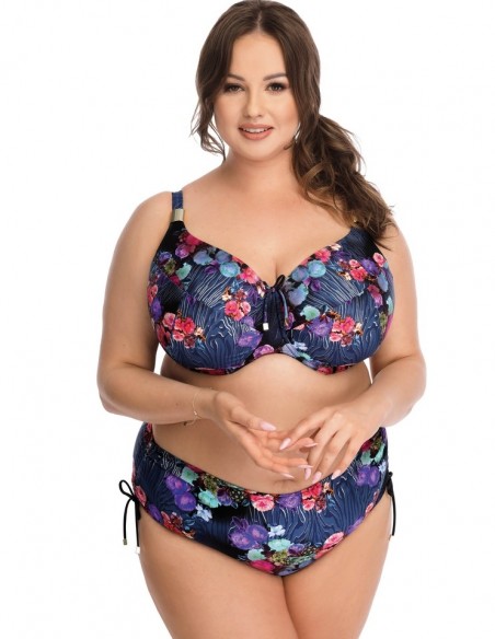 Figi kąpielowe damskie z wysokim stanem Nessa Casablanca N02