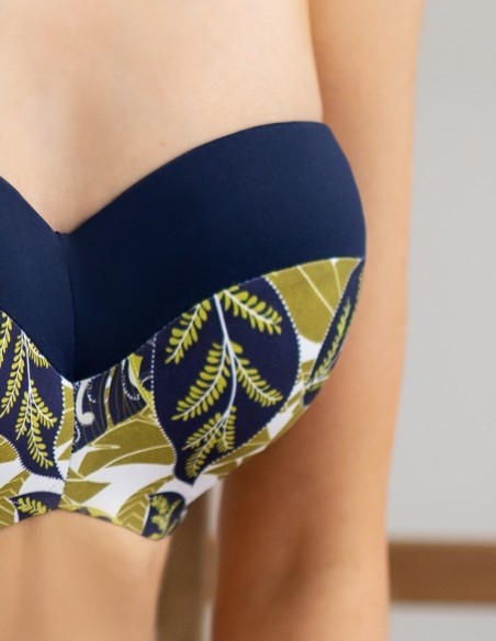 Bra bathing strapless padded Krisline Paros