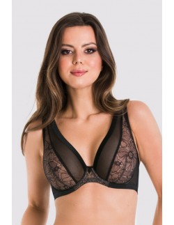 Biustonosz Tivoli Mediolano bralette 19181 czarny