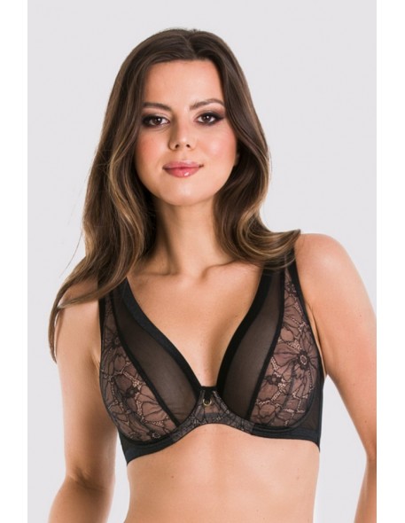 Biustonosz Tivoli Mediolano bralette 19181 czarny