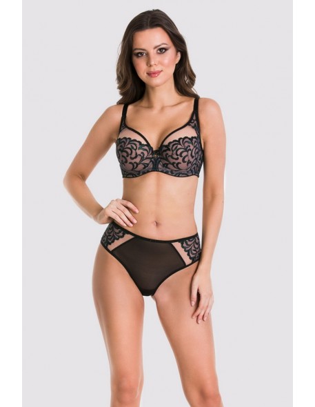 Bra Roma plunge 19178 black, Mediolano