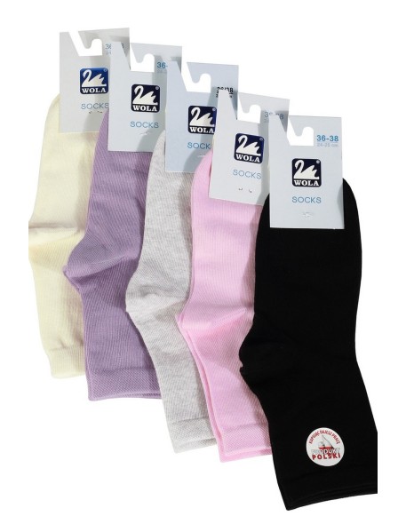 Wola skarpetki gładkie dla dzieci 11-15 lat,...