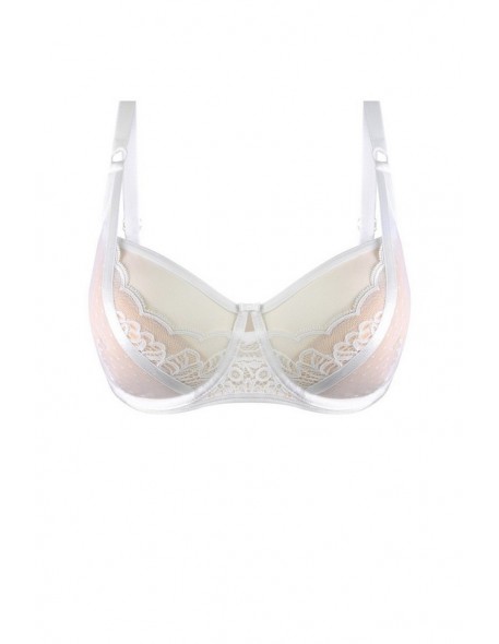 Bra Dots SEMI 19187 white Mediolano