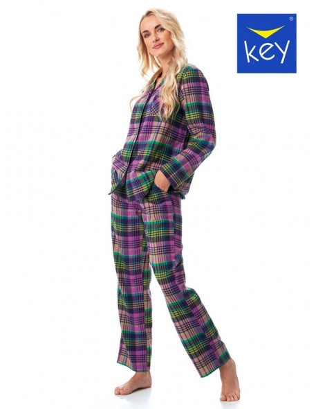 Pajamas LNS 409 B23 dł/r S-XL rozpinana Key