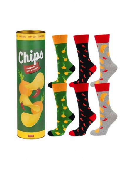 Skarpety w tubie chips damskie Soxo