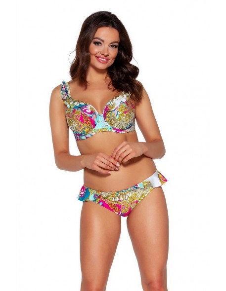 BRA BATHING SK 161 TURQUOISE PAISLEY Ava