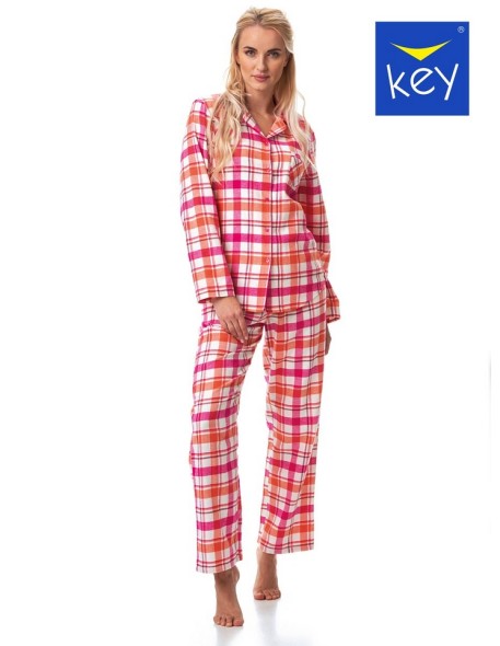 Pajamas LNS 437 B23 dł/r S-XL rozpinana Key
