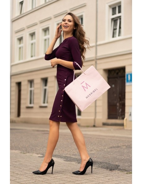 AeRoma sukienka damska ołówkowa z guzikami...