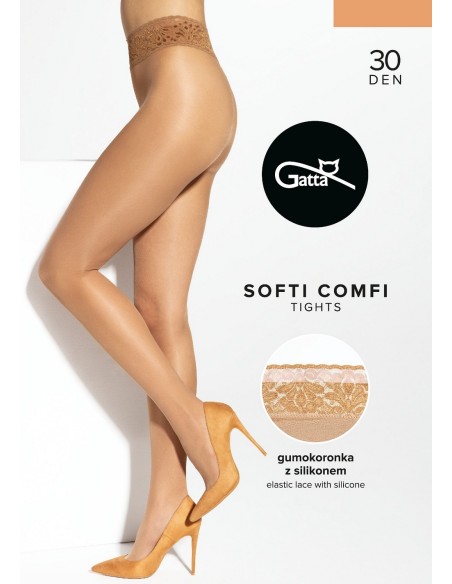 Rajstopy Softi-Comfi 02 30 den 2-4 Gatta