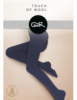 Rajstopy damskie gładkie z wełną Gatta Touch Of Wool  2
