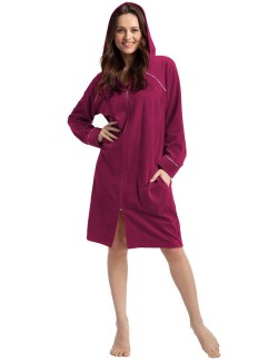 Szlafrok 389 Velour M-2XL Z24 damski Luna