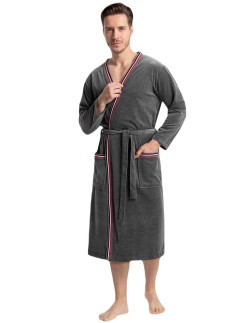 Bathrobe 854 Velour M-2XL male Luna