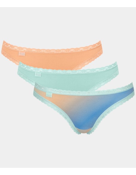 Thong 3 pack Sloggi 24/7 Weekend Brazil C3P Colour V009