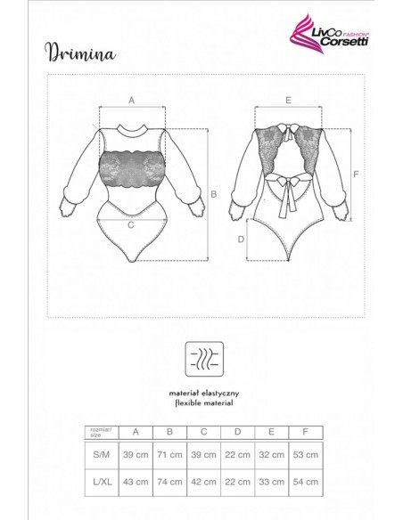 Drimina lace body LivCo Corsetti, Livia Corsetti