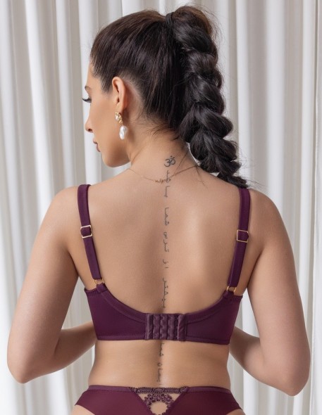 Biustonosz miękki half cup praline Krisline...