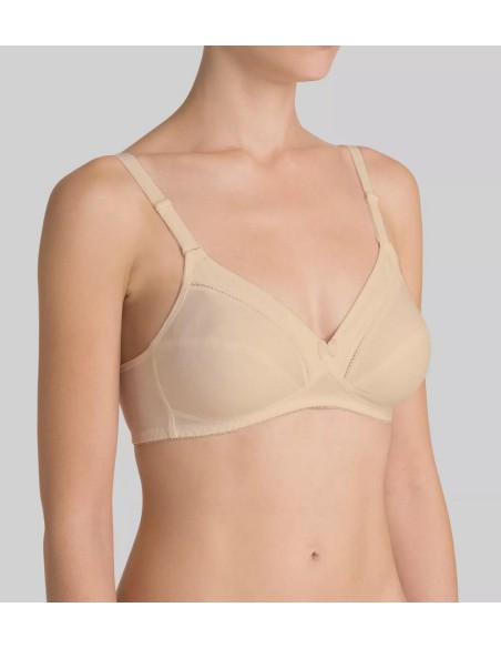 Miękki biustonosz bez fiszbin Triumph Cotton Classic Stretch N